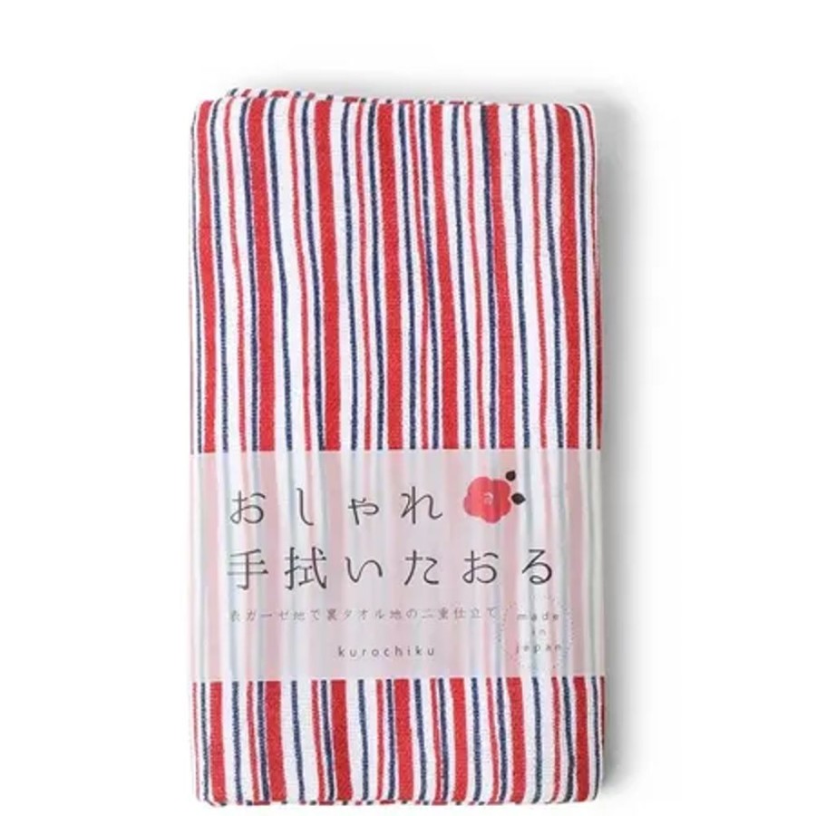 Home Miya Company Towels | Towel Red Stripes