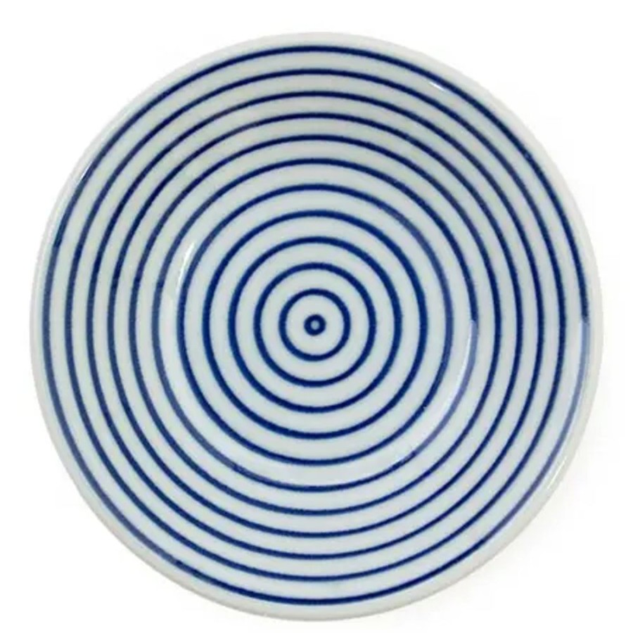 Tabletop Miya Company Sauce Dishes | Wamon Blue 4" Sauce Dish
