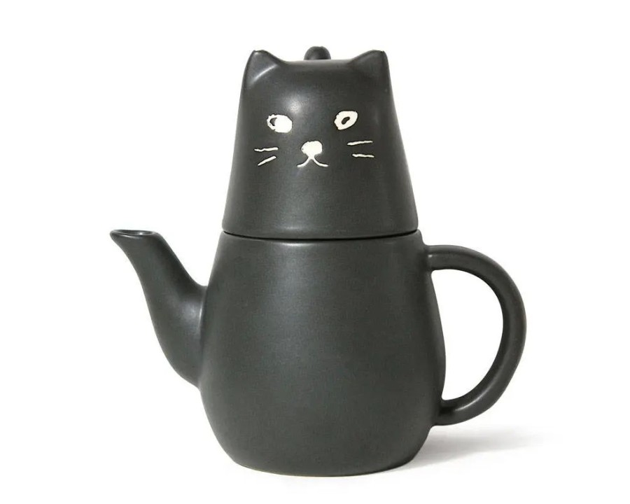 Whimsy Miya Company Cats | Black Cat Tea Set