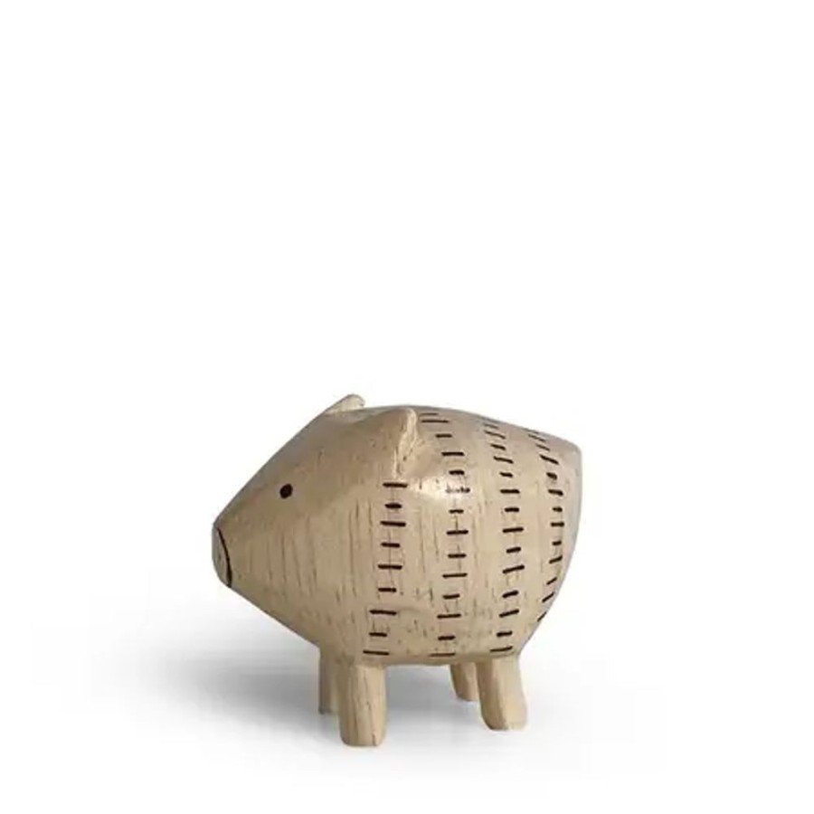 Whimsy Miya Company Pigs | T-Lab Wooden Animal Zodiac Pig