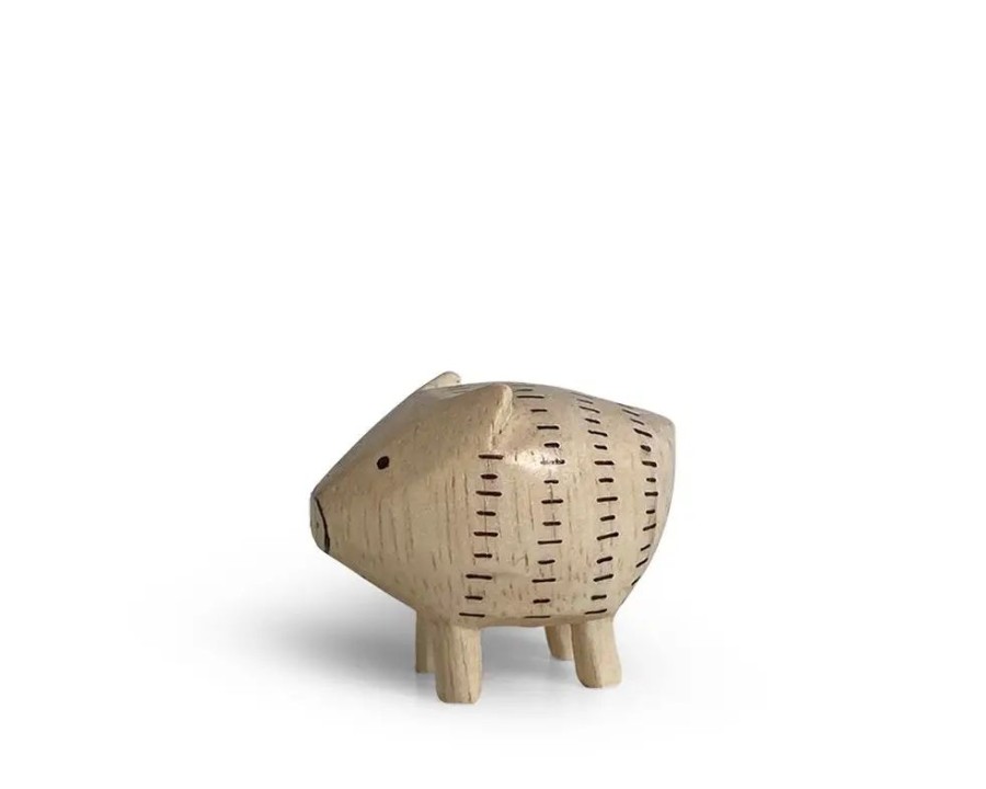 Whimsy Miya Company Pigs | T-Lab Wooden Animal Zodiac Pig