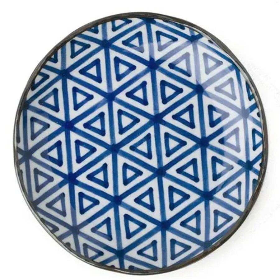 Tabletop Miya Company Medium Plates | Monyou 6.5" Sankaku Plate