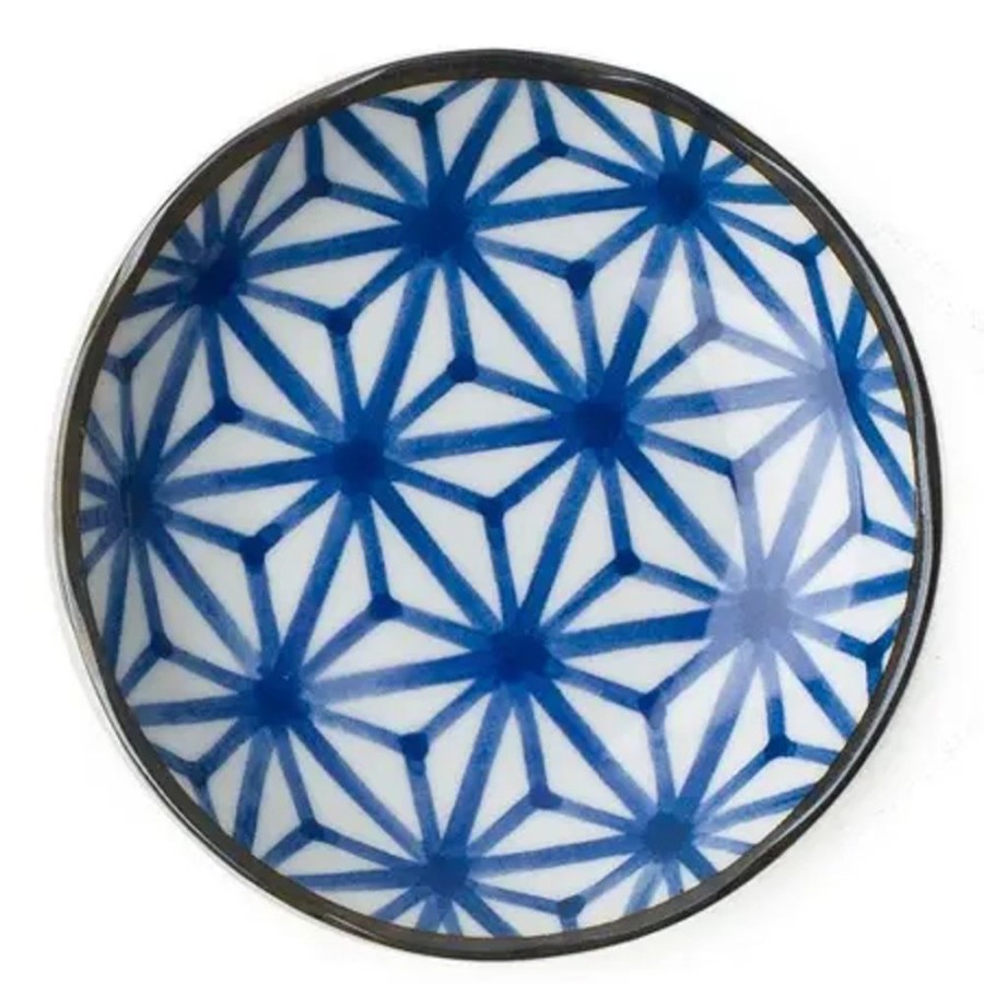 Tabletop Miya Company Small Plates | Monyou 4.5" Asanoha Plate