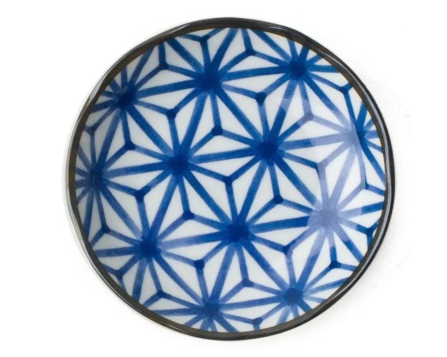 Tabletop Miya Company Small Plates | Monyou 4.5" Asanoha Plate