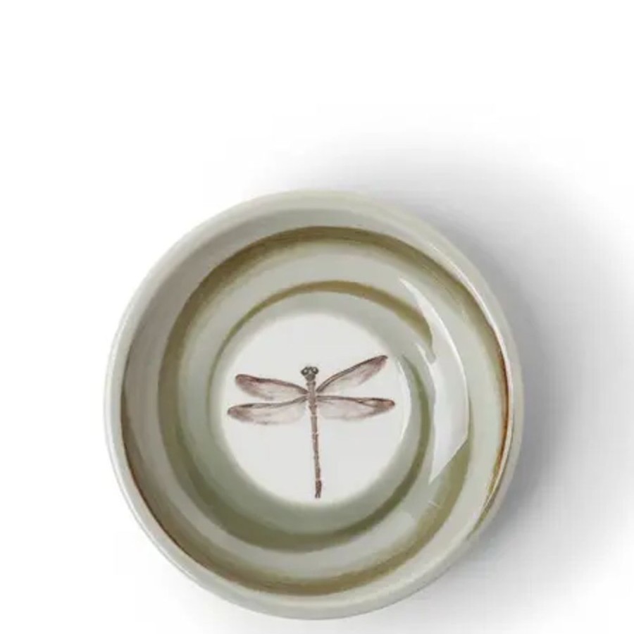 Tabletop Miya Company Sauce Dishes | Sauce Dish 3-3/4" Spiral Dragonfly
