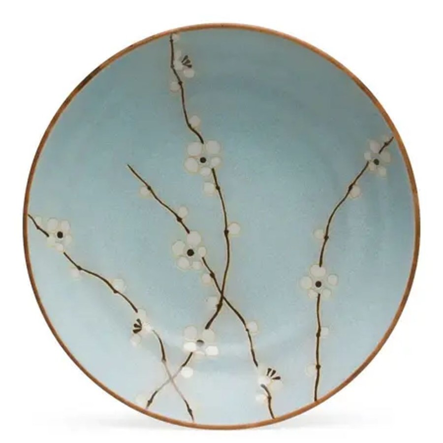 Tabletop Miya Company Serving Bowls & Plates | Spring Blossoms 9" Shallow Bowl