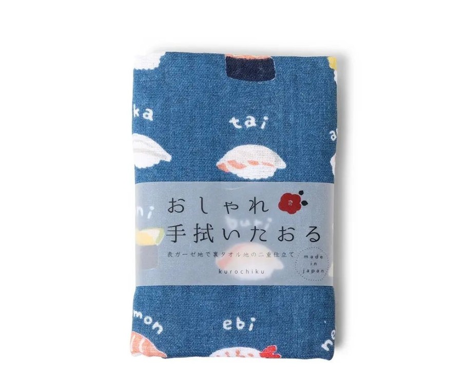 Home Miya Company Towels | Towel Blue Sushi