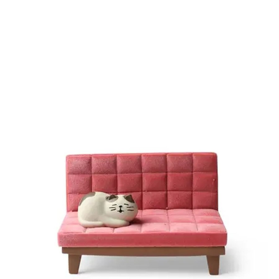 Whimsy Miya Company Cats | Phone Stand Cat On Sofa Pink
