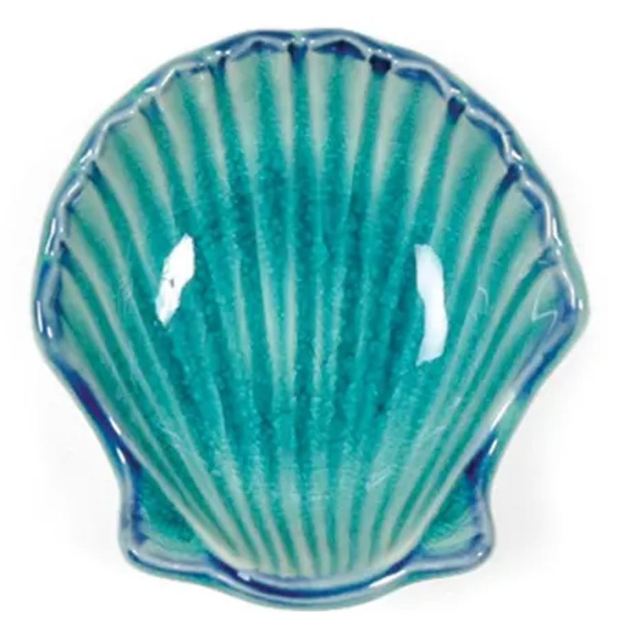Tabletop Miya Company Sauce Dishes | Turquoise Blue Shell 3.5" Bowl