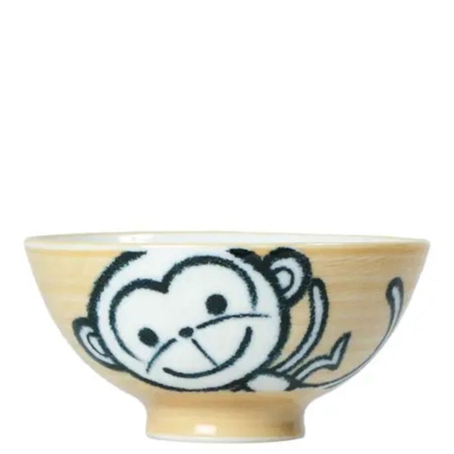 Whimsy Miya Company Bowls | Monkey 4.5" Rice Bowl