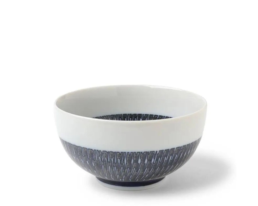 Tabletop Miya Company Medium Bowls | Indigo Tobi Kanna Bowl 5-1/8"