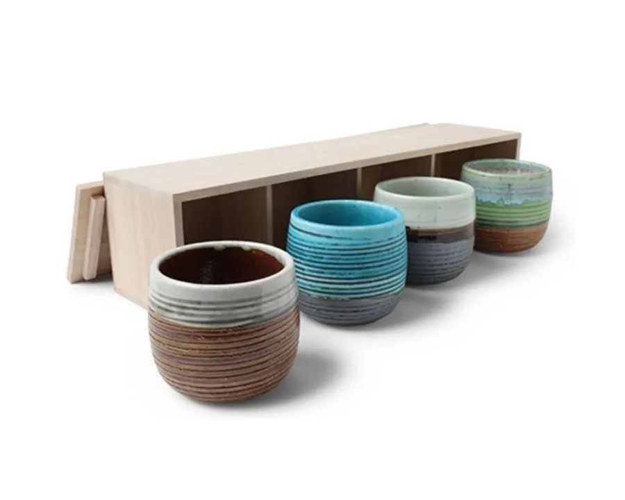 Tabletop Miya Company Cup/Mug Sets | Haruto 8 Oz. Teacup Set
