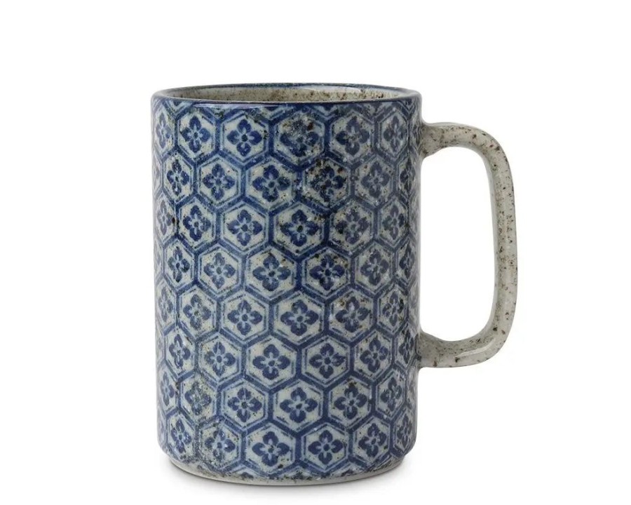 Tabletop Miya Company Mugs | Mug Blue Kikko 16 Oz.