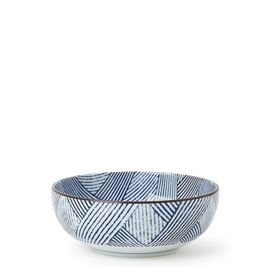 Tabletop Miya Company Medium Bowls | Aizome Shima 6" Bowl