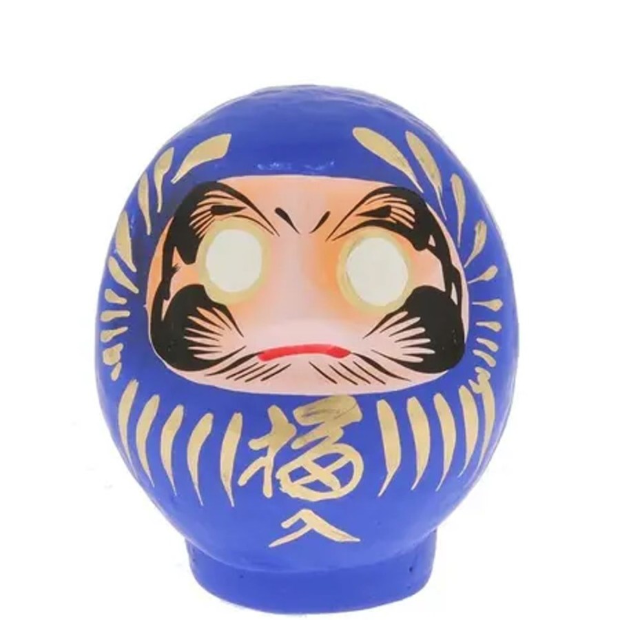 Whimsy Miya Company Figurines | Daruma Blue Achievement 3-3/4"