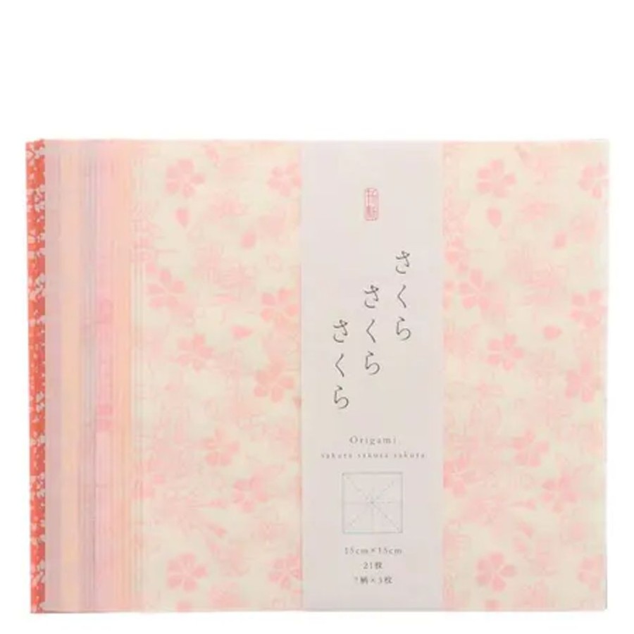 Whimsy Miya Company Origami | Origami Paper Washi Sakura 6"