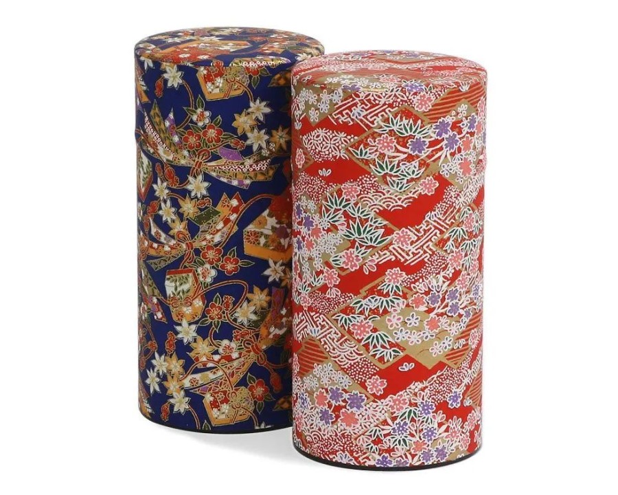 Tabletop Miya Company Teaware Accessories | Washi Paper Tea Canister
