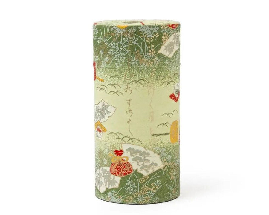 Tabletop Miya Company Teaware Accessories | Washi Paper Tea Canister