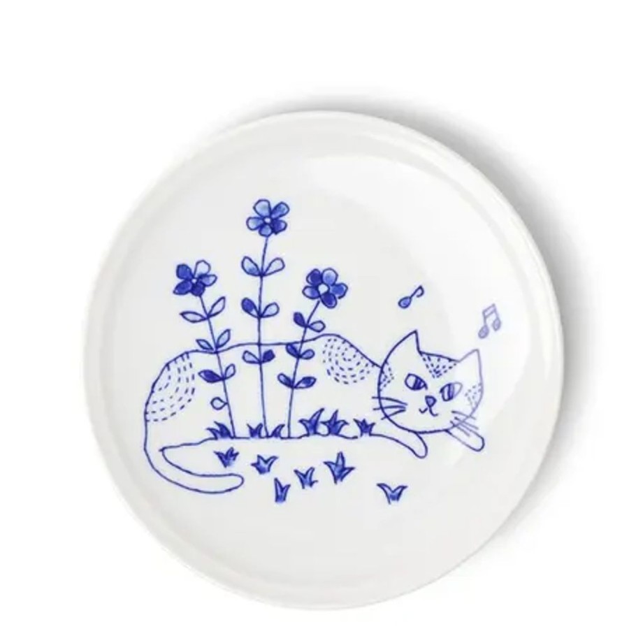 Whimsy Miya Company Plates | Cat In The Field 5-1/2" Plate