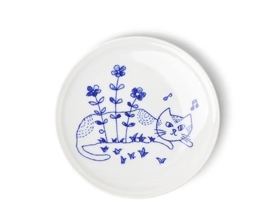 Whimsy Miya Company Plates | Cat In The Field 5-1/2" Plate