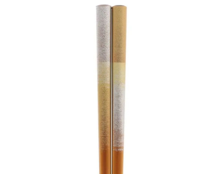 Tabletop Miya Company Chopsticks | Chopsticks Futome Silver + Gold Clouds