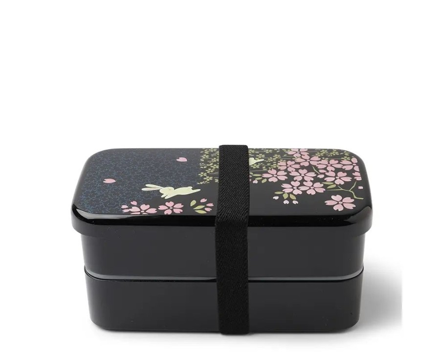 Tabletop Miya Company | Bento Sakura Rabbit Black