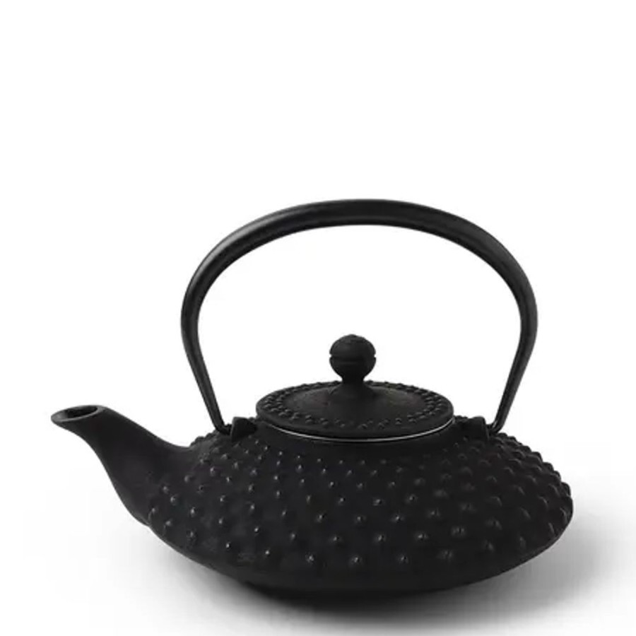 Tabletop Miya Company Teapots - Cast Iron | Cast Iron Teapot Flat Hailstone 0.5L