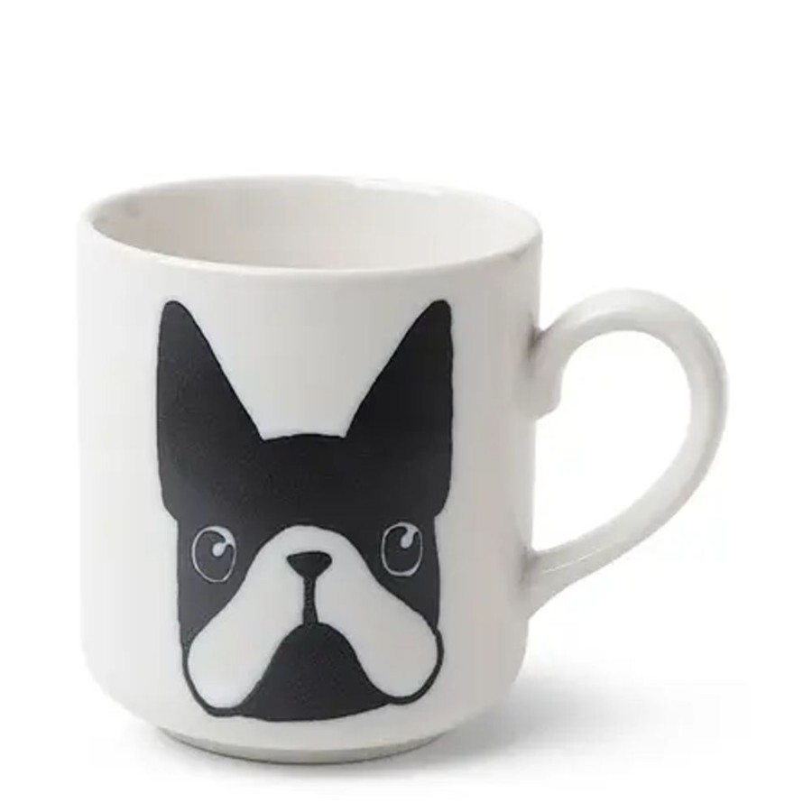 Whimsy Miya Company Cups/Mugs | Mug Dog Boston Terrier 8 Oz.
