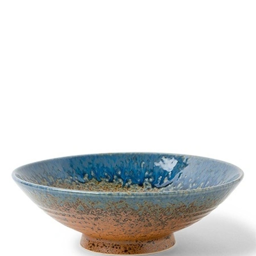 Tabletop Miya Company Serving Bowls & Plates | Aoi Nagashi 9.5" Serving Bowl