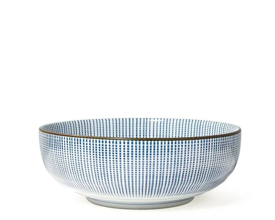 Tabletop Miya Company Serving Bowls & Plates | Sendan Tokusa 8.5" Shallow Bowl