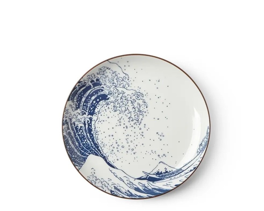 Tabletop Miya Company Medium Plates | Plate The Great Wave 7-1/8"