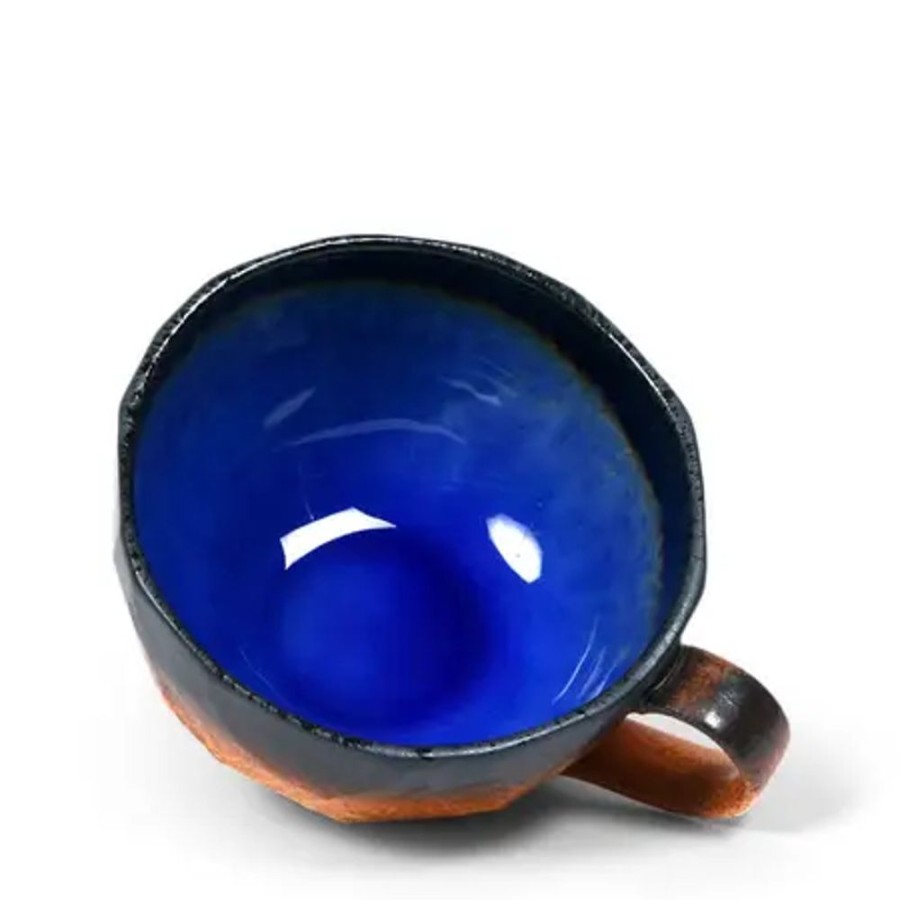 Tabletop Miya Company Mugs | Cobalt Blue 8 Oz. Boulder Mug