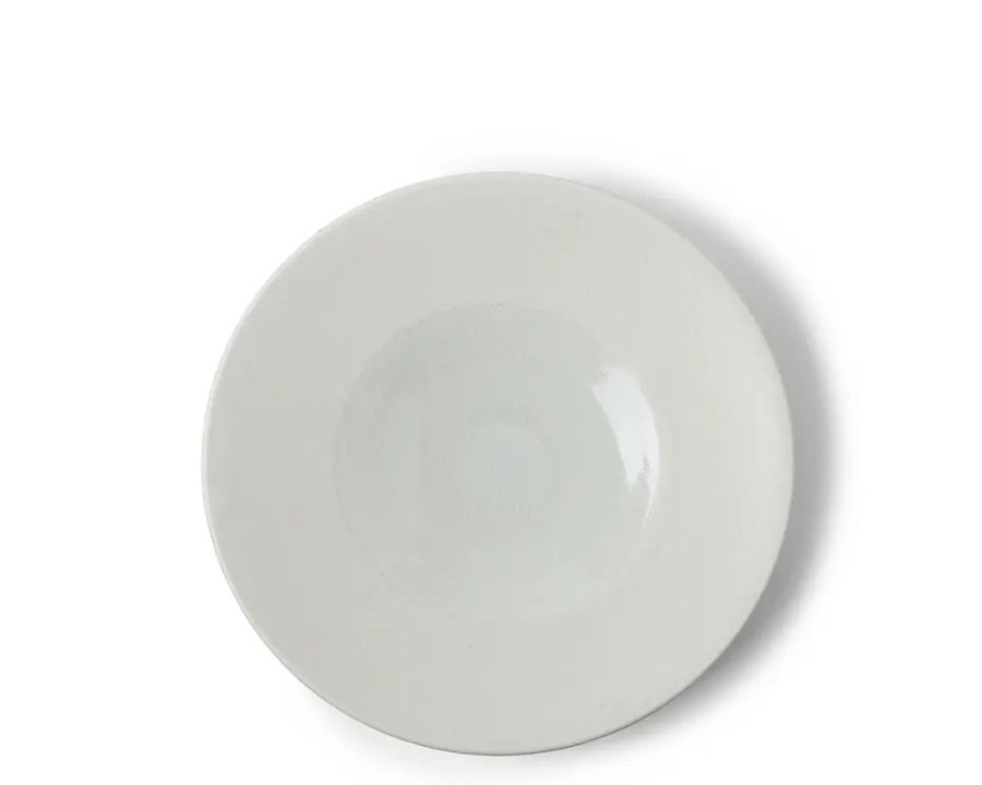 Tabletop Miya Company Large Plates | White Sky 10" Plate