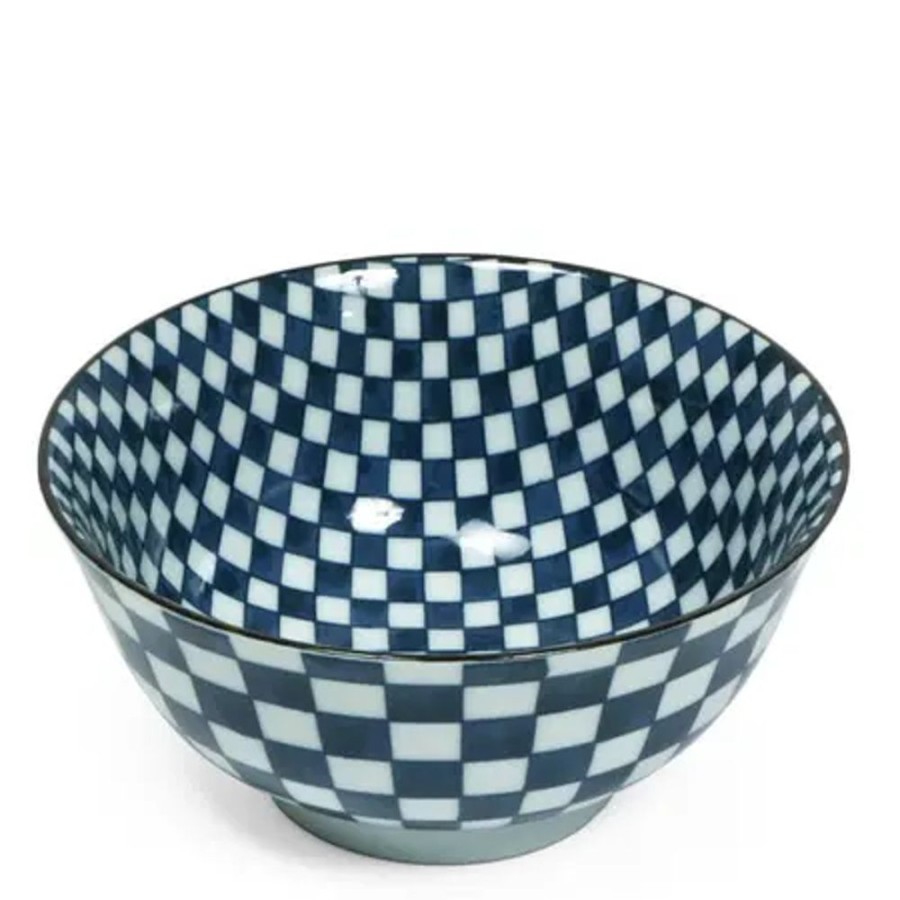Tabletop Miya Company Medium Bowls | Ichimatsu Checker 6" Bowl