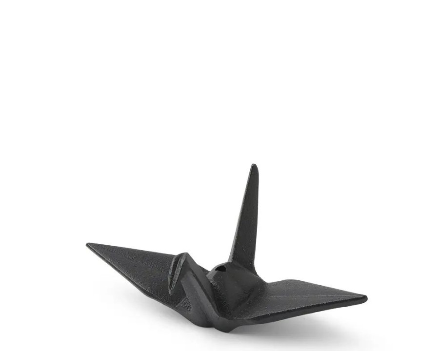 Home Miya Company | Incense Holder Black Peace Crane