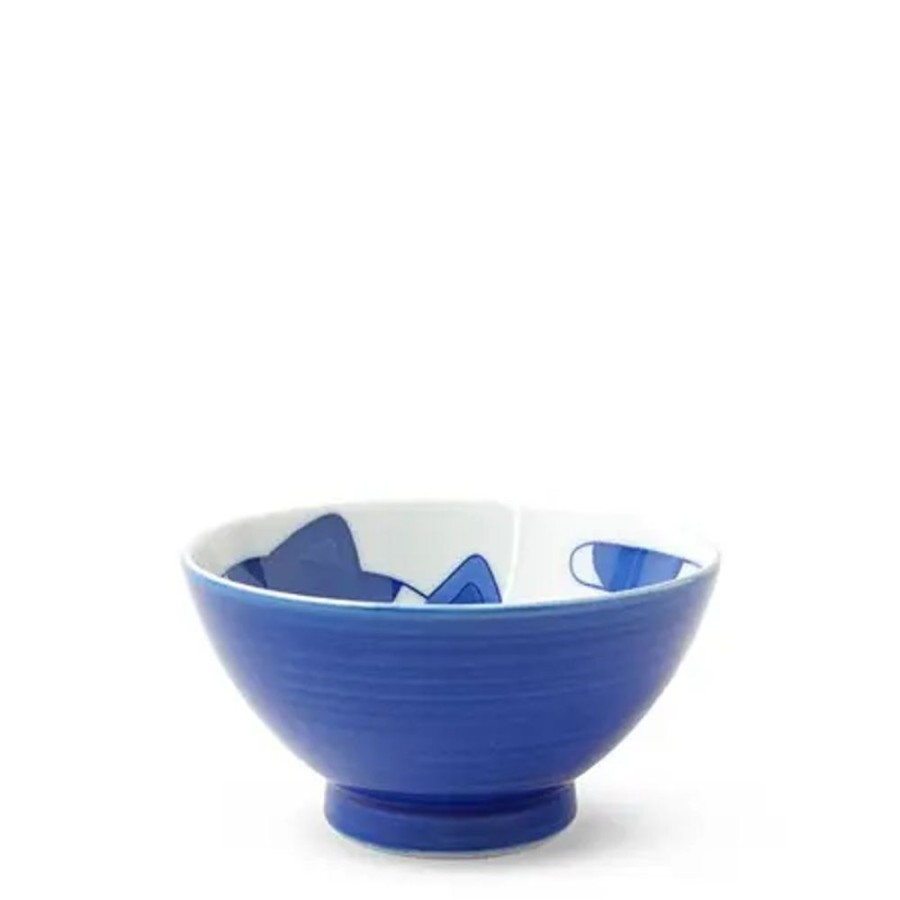 Whimsy Miya Company Bowls | Blue Cats 4.5" Rice Bowl