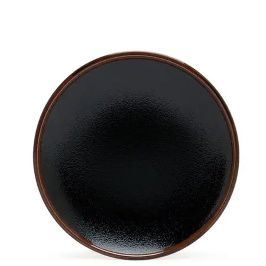 Tabletop Miya Company Medium Plates | Tenmoku 6.5" Round Plate