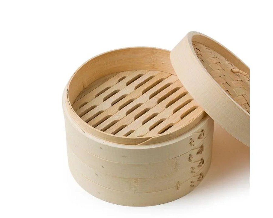 Kitchen Miya Company Other | Bamboo Steamer Set 8"
