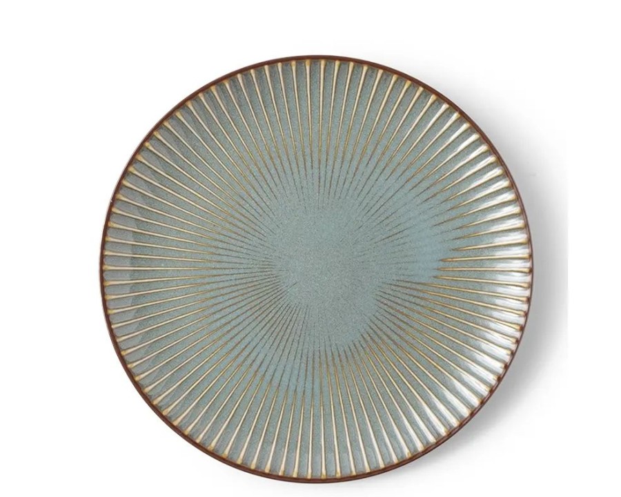 Tabletop Miya Company Medium Plates | Aiya Green 9.25" Plate
