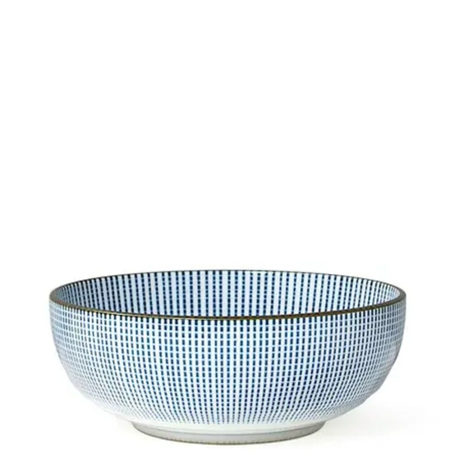 Tabletop Miya Company Medium Bowls | Sendan Tokusa 6" Shallow Bowl