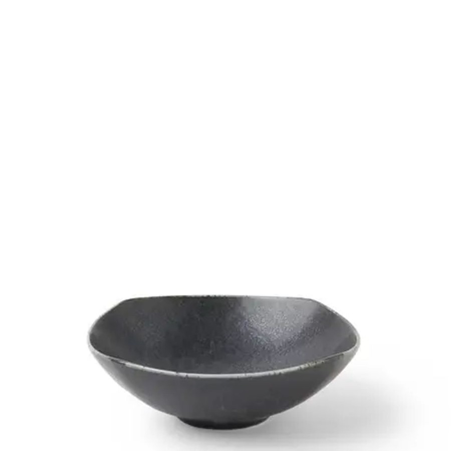 Tabletop Miya Company Sauce Dishes | Black Cosmos Shiho Sauce Dish
