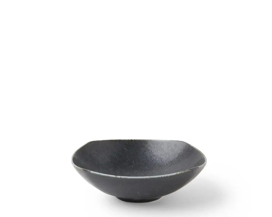 Tabletop Miya Company Sauce Dishes | Black Cosmos Shiho Sauce Dish