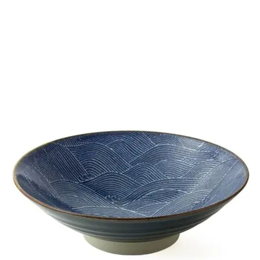 Tabletop Miya Company Serving Bowls & Plates | Aranami 9.75" Serving Bowl