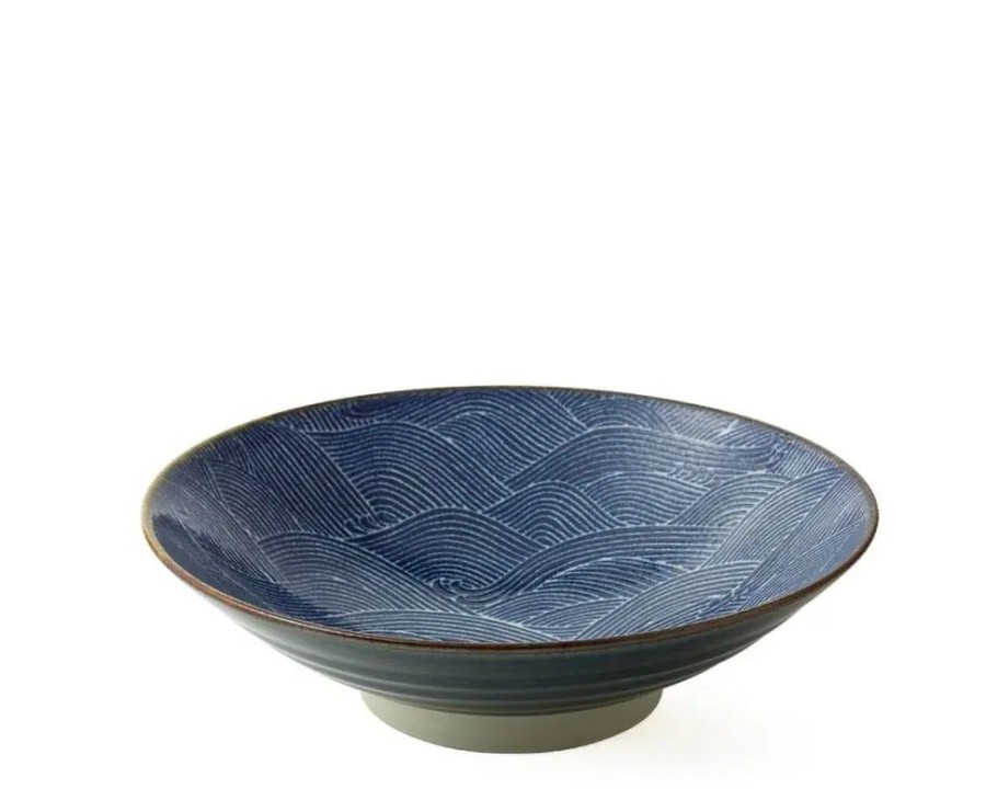 Tabletop Miya Company Serving Bowls & Plates | Aranami 9.75" Serving Bowl