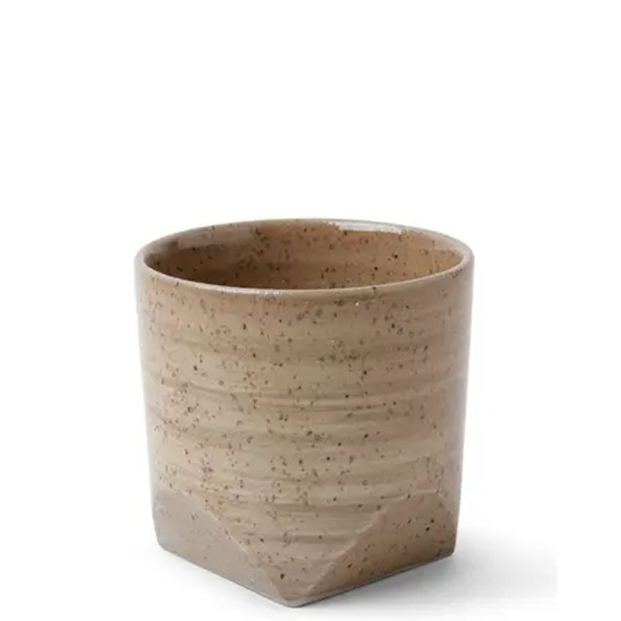 Tabletop Miya Company Teacups | Teacup Faceted Wheat