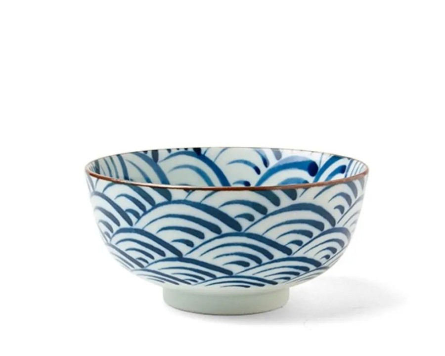 Tabletop Miya Company Medium Bowls | Saikai Nami Waves 5.5" Bowl