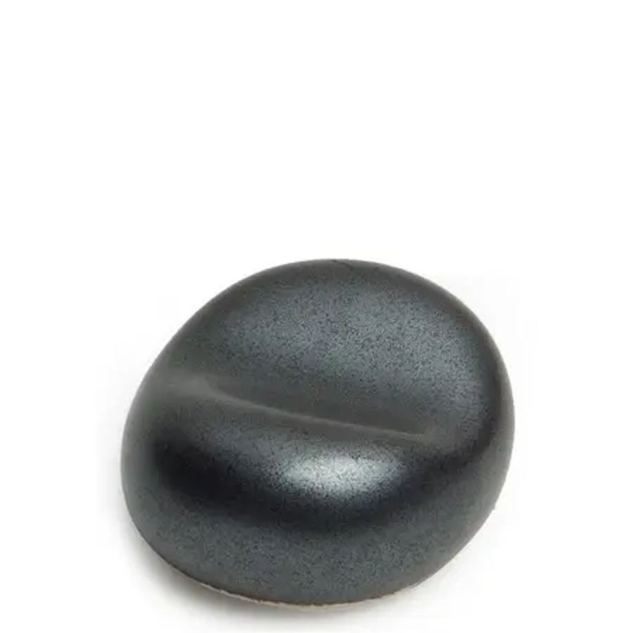 Tabletop Miya Company Chopstick Accessories | Iron Glaze Pebble Chopstick Rest
