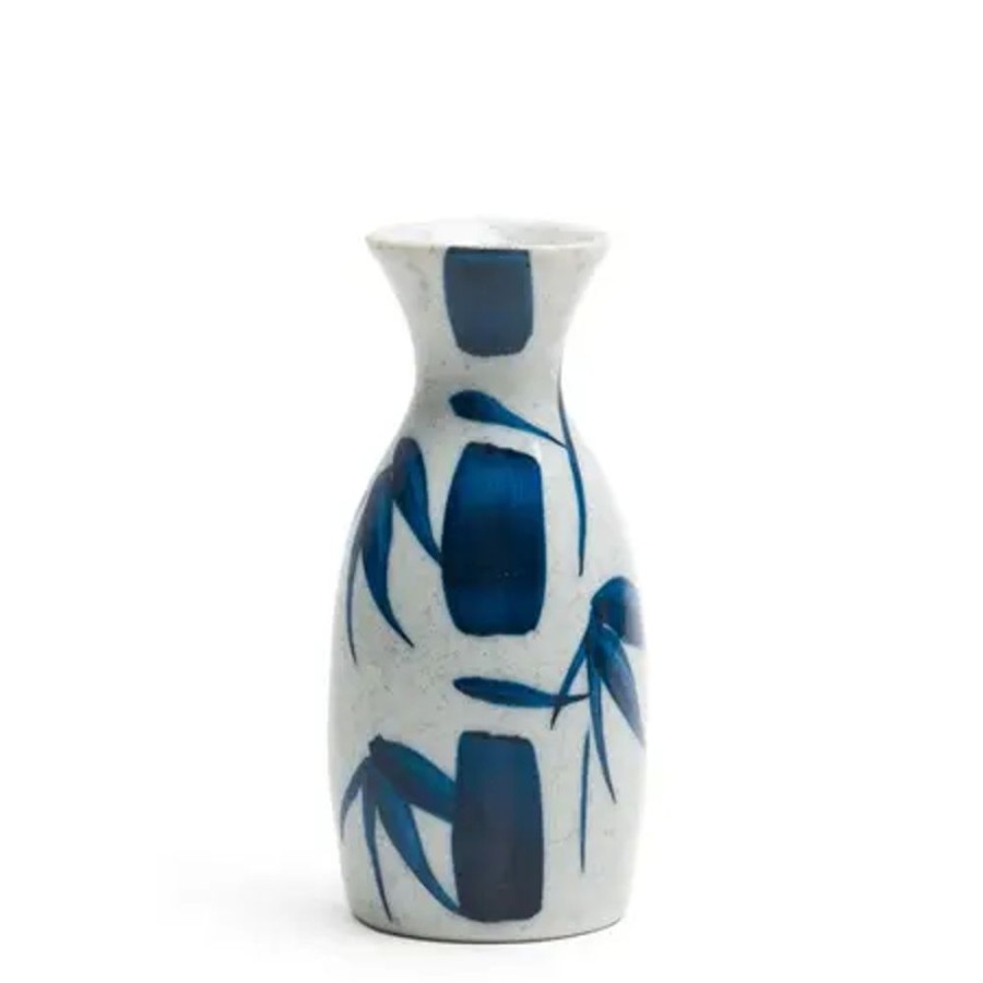 Tabletop Miya Company Sake Bottles & Cups | Blue Bamboo 5 Oz. Sake Bottle
