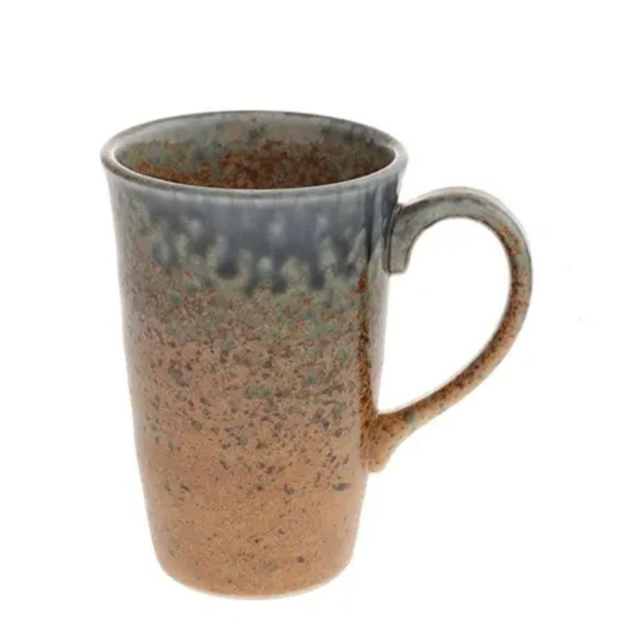 Tabletop Miya Company Mugs | Blue Sand Crackle Mug