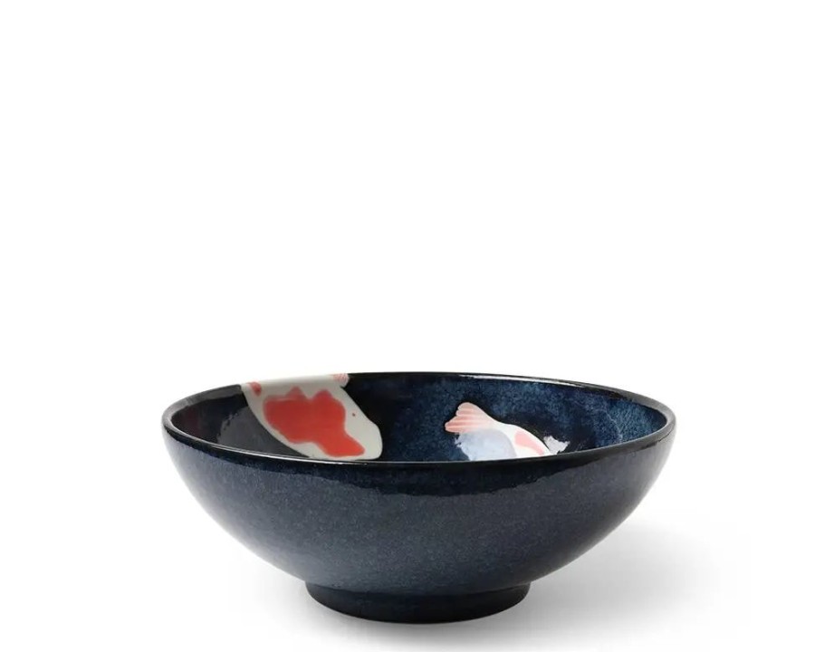Tabletop Miya Company Ramen Bowls | Namako Koi 8.25" Noodle Bowl